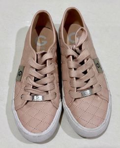 G By GUESS Light Pink Quilted Sneakers