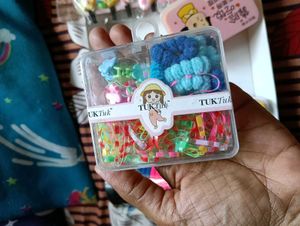Kids Hair Accessories &amp; Rubber Bands Set