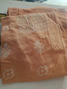 Elegant Peach Kurta Set