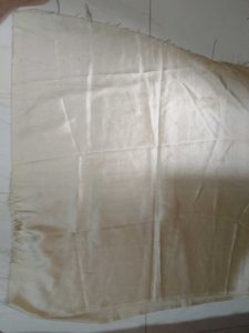 Elegant Cream Silk cloth material
