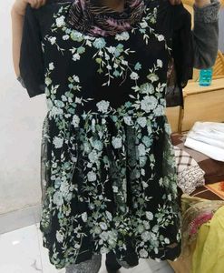 Floral Peplum Kurta Set