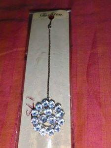 Stunning Blue Stone Maang Tikka