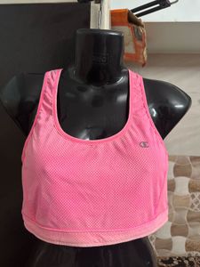 Sports Bra Set - Pink &amp; Black