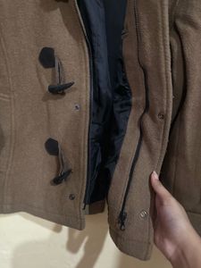 Cozy Brown Duffle Coat