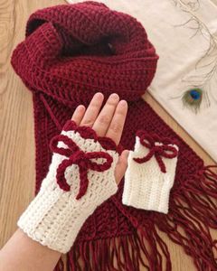 Crochet Trendy Mikasa Scarf