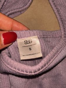 Lilac Puff Sleeve Top