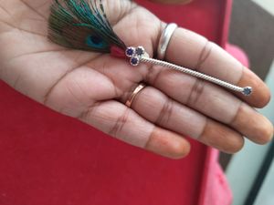 Pure Silver Ladoo Gopal Fan