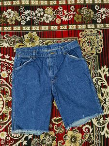 Above Knee Denim Shorts