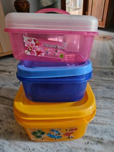 Festive Sale Pink Plastic Food Storage Container