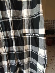 Trendy Plaid Flannel oversized Shirt graphic