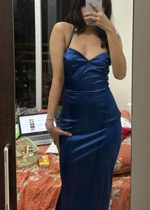 Elegant Blue Evening Gown