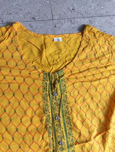 Sunny Yellow Kurti