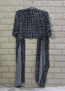 Calvin Klein Geometric Open-Front Cardigan