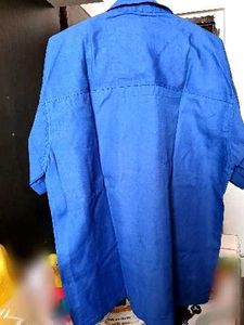 Royal Blue Button-Up Shirt