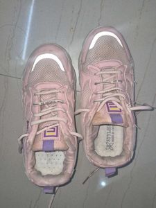 Light Pink Chunky Sneakers