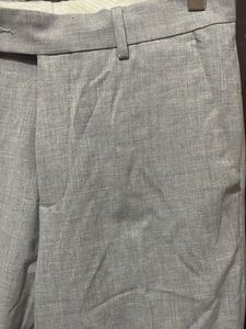 Men's light Grey Formal Trousers
