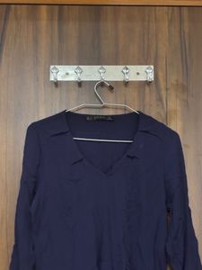 Elegant Navy Blue Top