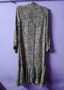 Leopard Print Midi Dress