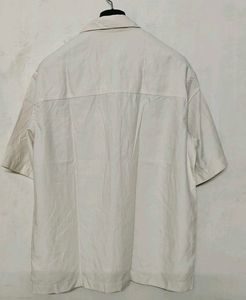 Men's Short Sleeve Linen Blend Shirt