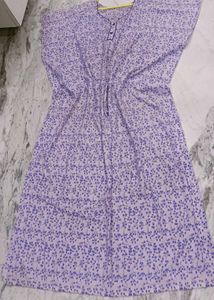 Comfortable Floral Print Nightgown