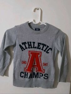 Grey Athletic Champs Sweatshirt