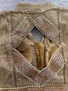 Sparkling Gold Sequin Blouse