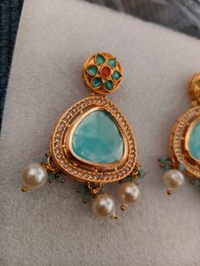 Blue stone Earrings
