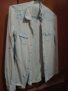 Light Wash Denim Shirt