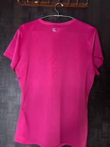 Bright Pink Athletic T-Shirt