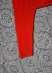 Stylish Red Open Back Sweater
