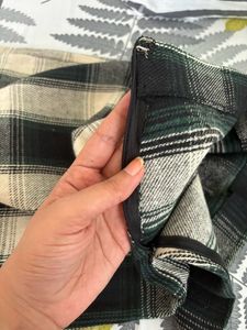 Checkered Mini-Skirt