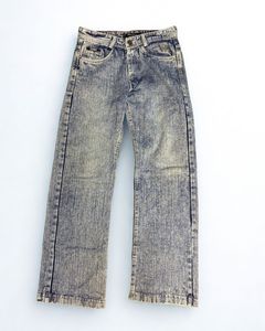 Acid Wash Wide Leg Jeans
