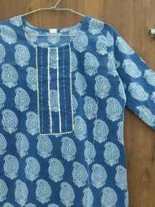 Blue Paisley Print Kurta Set💙🌸
