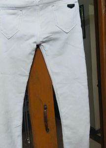White Slim Fit Jeans