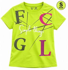 Neon Lime Green “Simple Things” Graphic T-Shirt –