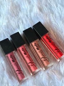 Bloom Beauty 4 Mini Matte Lips Liquid Lipstick Set