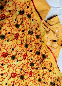 XL Kurta Pant dupatta Set