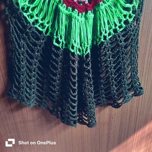 Boho Crochet Knit Top