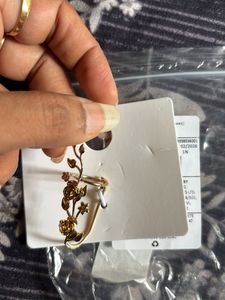 Gold Floral Wrap Ring