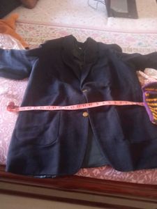 Navy Blue Blazer - Formal Style