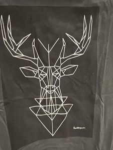 Red Tape Graphic Deer T-Shirt