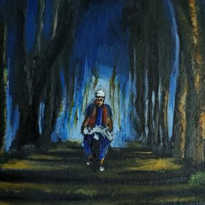 Acrylic painting
