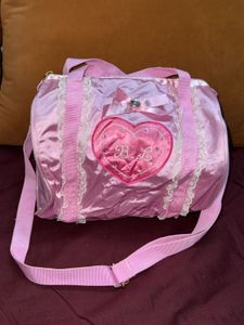 Y2k Pink Barrel Duffle Bag