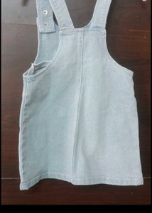 Minnie Mouse Denim Pinafore Dress