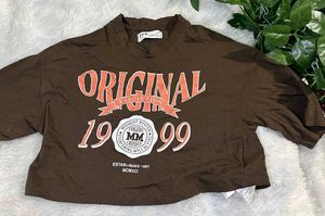 Zara Brown Graphic Tee