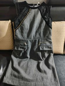 Chic Gray Midi Dress