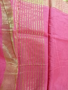 Gajri( Pink) Super Net Saree NWOT