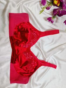 🇳🇿💫🎀Elegant Red Satin Bra