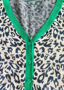 Leopard Print Cardigan