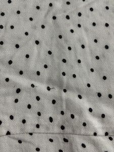 White Polka Dot Long Sleeve Shirt